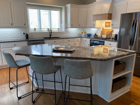 A brand new look for this Overland Park Ks kitchen 