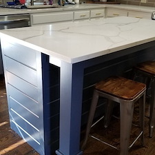 Beautiful-navy-blue-for-this-Overland-Park-Ks-kitchen-island 1