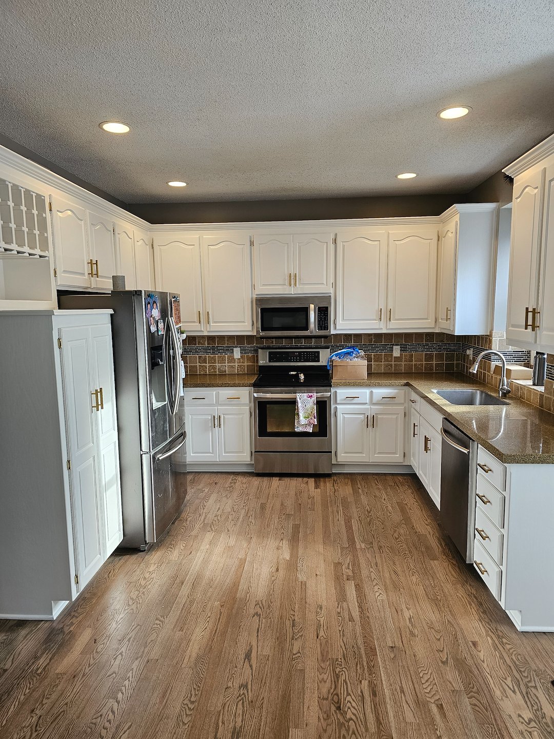 This Olathe Ks kitchen went from dark to bright
